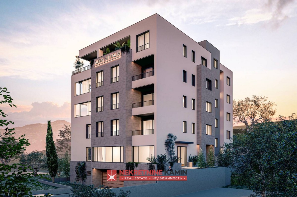 One-Bedroom Apartment Under Construction, 44 m², Dubovica, Budva